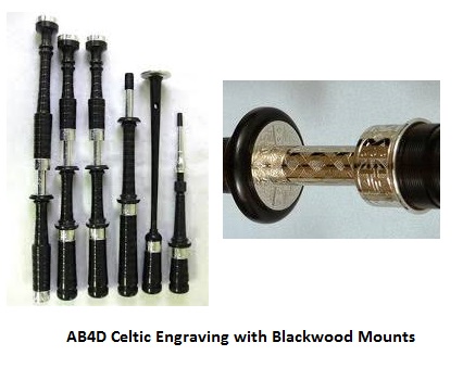 McCallum AB4D Celtic, with Blackwood Mounts (In Stock) McCallum AB4D Celtic, with Blackwood Mounts (In Stock)