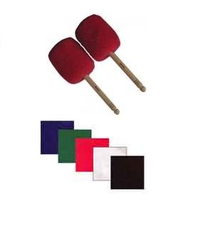 Bass Drum Beaters - In 5 Color Choices by Drummers Choice (IN STOCK)