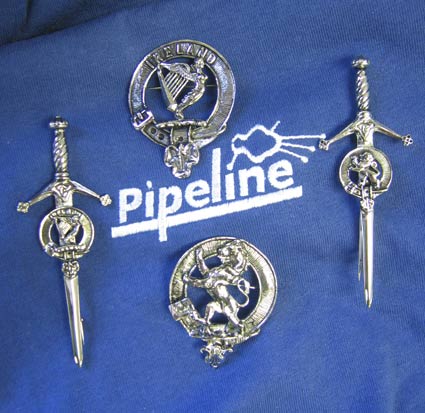 Irish & Scottish Kilt Pins & Cap Badges Irish & Scottish Kilt Pins & Cap Badges