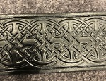 Celtic Swirl Embossed Kilt Belt (in Stock) - More Details
