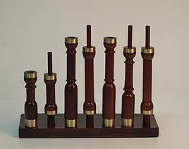 Gibson R-1013-BB Brass Cocobolo Fireside Pipes in Key-A (In Stock) Gibson R-1013-BB Brass Cocobolo Fireside Pipes in Key-A (In Stock)