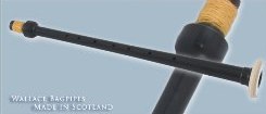 Wallace Bagpipes -  Long Plastic Deluxe Practice Chanter - More Details