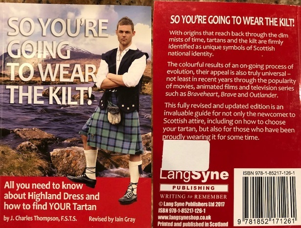 So You're Going To Wear the Kilt - Book (IN STOCK)