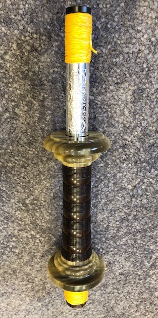 Bagpipe Tenor Bottom Section, Imit Horn, Thistle Engraved