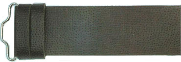 Black Leather  Velcro Adjustable Kilt Belt (IN STOCK)