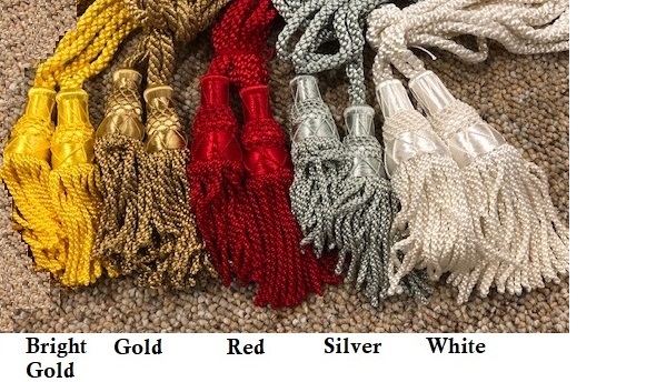 Bagpipe Single Color Silk Pipe Cords (In Stock) Bagpipe Single Color Silk Pipe Cords (In Stock)