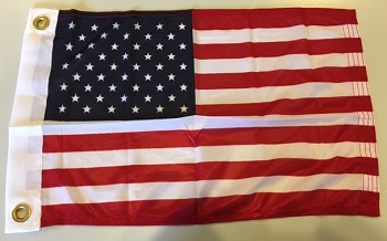 Bagpipe USA Deluxe Drone Flag 12