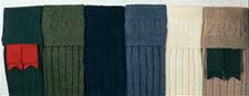 Deluxe Solid Color Kilt Hose in 9 Color Choices - More Details