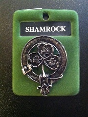 Shamrock Cap Badge - More Details