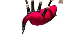 Bagpipe Pipe Bag By Ross The Suede Zipper Design