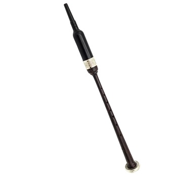 Gibson African Blackwood Practice Chanter w/ Engraved Nickel Sole R-101-CN