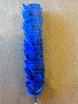 Royal Blue Feather Bonnet Hackle - More Details