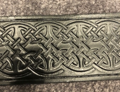 Celtic Swirl Embossed Kilt Belt (in Stock) Celtic Swirl Embossed Kilt Belt (in Stock)