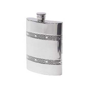 Sporran Flask - Celtic Banded Sporran Flask - Celtic Banded