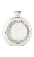 6oz Celtic Frame Round Pewter Hip Flask. (IN STOCK) - More Details