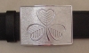 Chrome Shamrock Belt Buckle (IN STOCK) - More Details