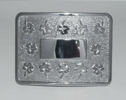 Shamrock border belt buckle (IN STOCK)