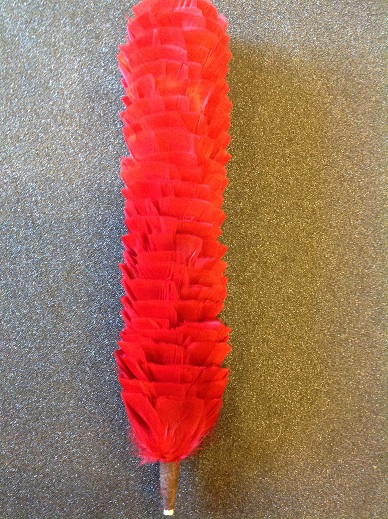 Red Feather Bonnet Hackle