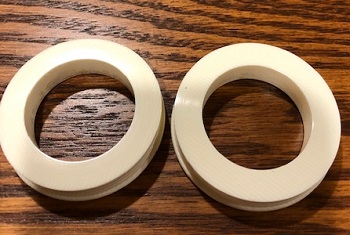 Imitation Ivory Ring Caps for McCallum or R.T. Shepherd (In Stock) Imitation Ivory Ring Caps for McCallum or R.T. Shepherd (In Stock)