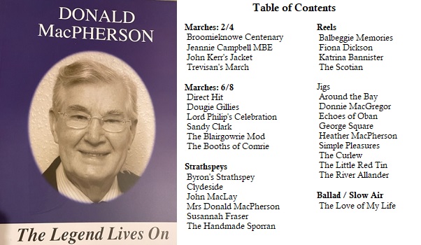 Donald MacPherson The Legend Lives On (In Stock)