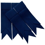 Premium Quality - Navy Blue Garter Kilt Flashes - More Details