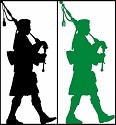 Bagpiper Vinyl Decal (In Stock) - More Details