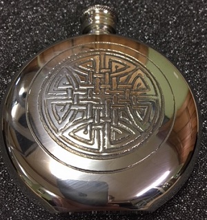 Round Celtic Knot Flask