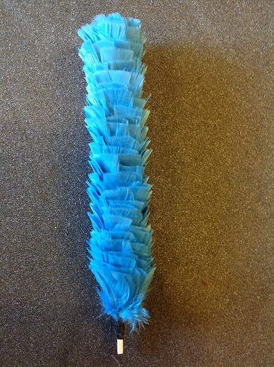 Sky Blue Feather Bonnet Hackle