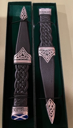 Saint Andrews Cross Top Sgian Dubh (In Stock) Saint Andrews Cross Top Sgian Dubh (In Stock)