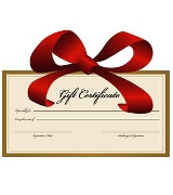 Gift Certificates - Free Shipping - More Details