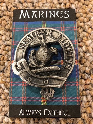 US Marine Corps Cap Badge (In Stock)