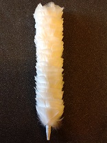 White Feather Bonnet Hackle - More Details