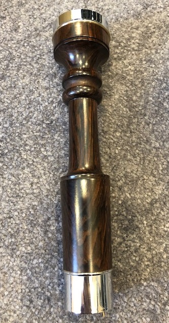 Bagpipe Blackwood Tenor Top, Nickel Mounts (IN STOCK)