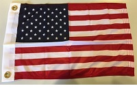 Bagpipe USA Deluxe Drone Flag 12