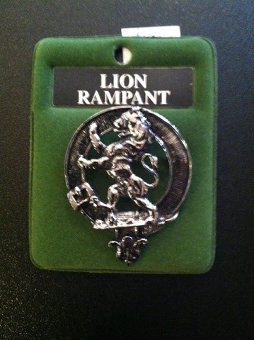 Rampant Lion Cap Badge