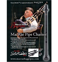 MacRae Pipe Chanter by P/M Stuart Liddell M.B.E. - More Details