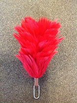 Red Balmoral/Glengarry Hackle (IN STOCK) - More Details