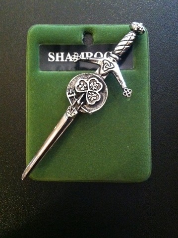 Shamrock Kilt Pin