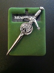 Shamrock Kilt Pin - More Details