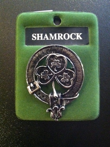 Shamrock Cap Badge
